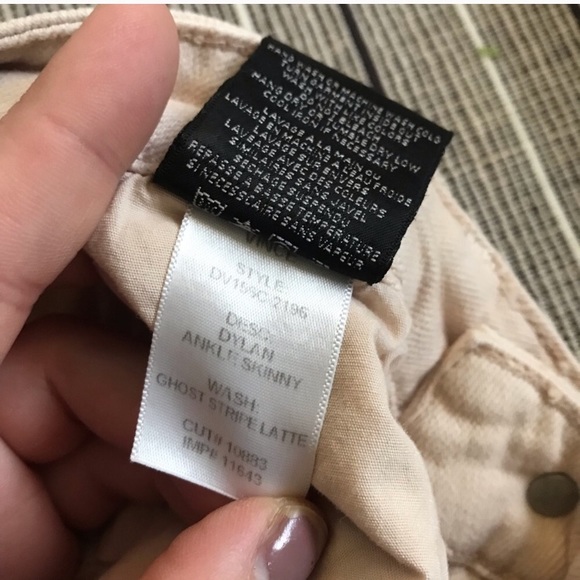 🔥LAST CHANCE VINCE Ghost Stripe Latte Skinny Jean - Picture 7 of 8